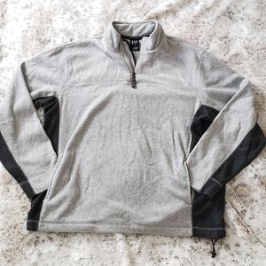 GAP Mens Mockneck Zip Sweater